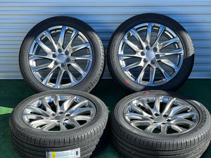 Set of 4 22" Wheels with 285/45R22 Goodyear Tires fits Chevy GMC Cadillac