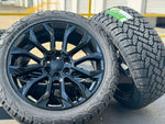 Load image into Gallery viewer, Set of 4 22&quot; Wheels with 285/45R22 Tires fits Chevy GMC Cadillac
