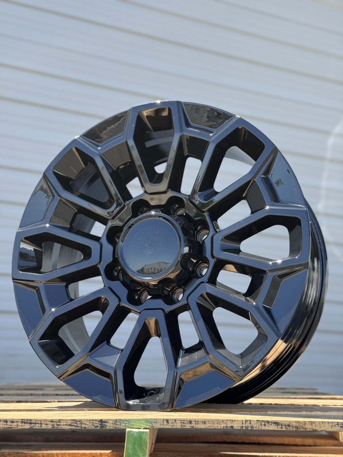22" AGP 140 8x180 Gloss Black Chevy Silverado GMC 2500 HD Sierra 2500HD