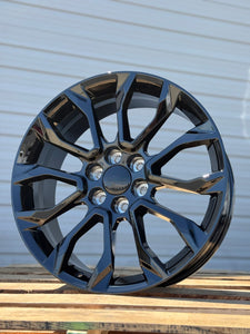22x9 Style "142" Gloss Black 6x139.7