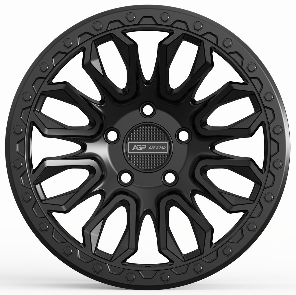 17" AGP 304 Apex HD 5x127 5x5 Matte Black