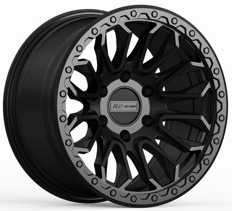 17" AGP 304 Apex HD 6x139.7 6x5.5 Matte Black