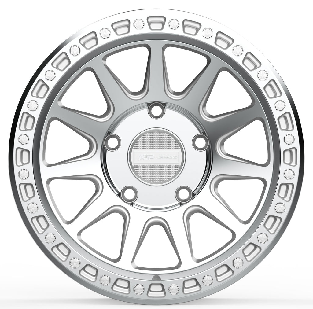 17" AGP 310 Trail XT 5x127 5x5 Silver Machined