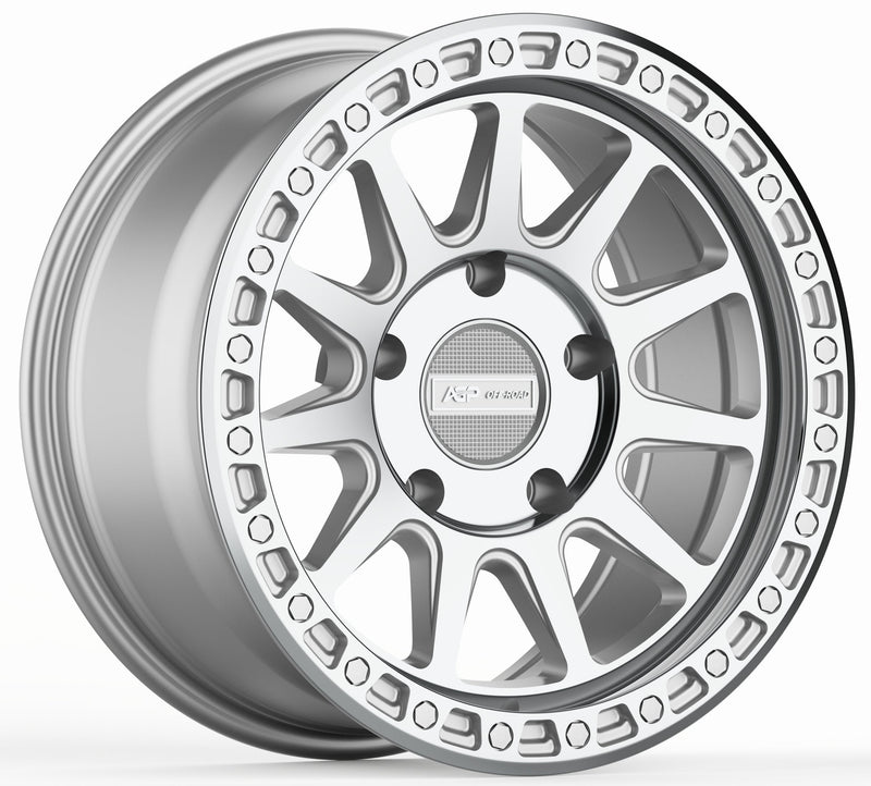 17" AGP 310 Trail XT 5x127 5x5 Silver Machined