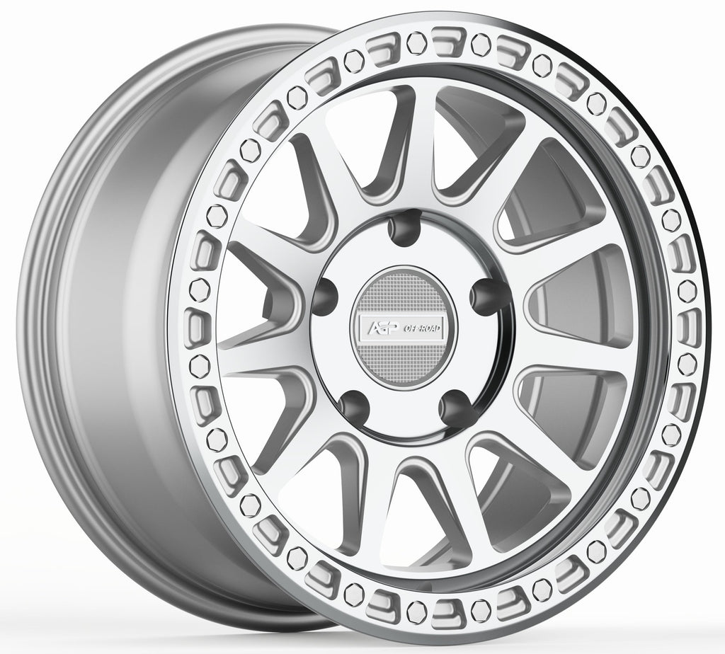 17" AGP 310 Trail XT 5x127 5x5 Silver Machined