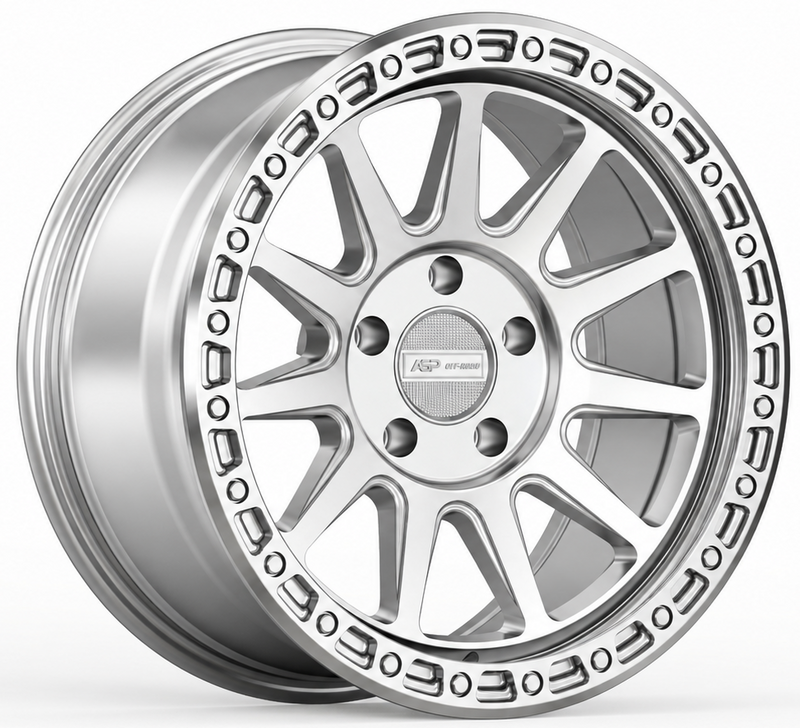 18" AGP 310 Trail XT Silver Machined 5x150
