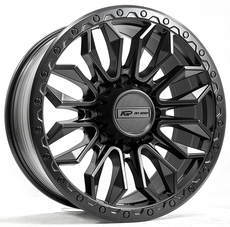 AGP 304 18-inch 8-lug wheel in black
