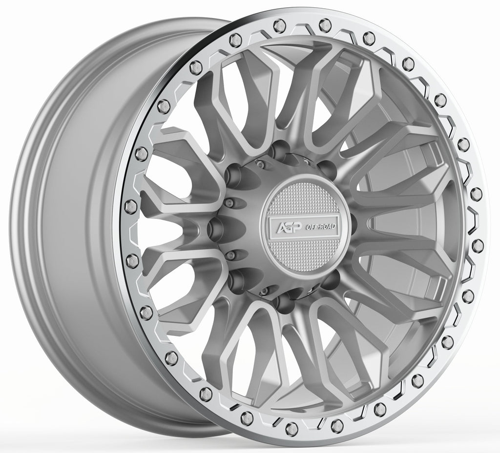 18" AGP 304 Apex HD 8x170 Silver Machined