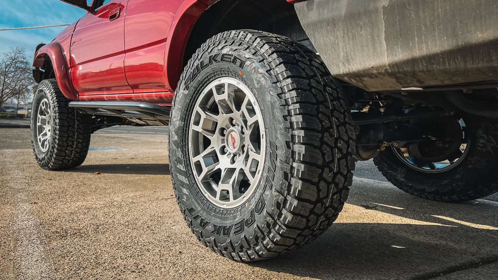 17x8 AGP PRO Hyper Black (Silver) | TRD Pro Replica | Off-Road Wheels | AGP Wheels | Alternative to Method Race Wheels, Fuel Off-Road, KMC XD Series, Black Rhino, Icon Alloys, TIS Off-Road, Moto Metal, Mayhem Wheels, Pro Comp, Raceline, Vision, American Racing, Dirty Life | Wheels like Method 305 NV, Fuel Rebel, XD820 Grenade, Black Rhino Arsenal, Icon Compression | 17x8.5, 18x9, 20x9, 22x10 | 6x139.7, 6x135, 5x127, 5x150, 8x165, 8x170, 8x180 | Toyota Wheels, Ford Wheels, Chevy Wheels, Dodge Wheels, Lexus Wheels, Dodge Ram Wheels, GMC Wheels | Tacoma, Tundra, 4Runner, GX460, GX470, F-150, Super Duty, Silverado, Sierra, RAM 1500, RAM 2500, Ranger, Yukon, Tahoe, Suburban, Durango | matte black wheels, bronze wheels, gunmetal wheels, deep concave, beadlock style, lifetime warranty