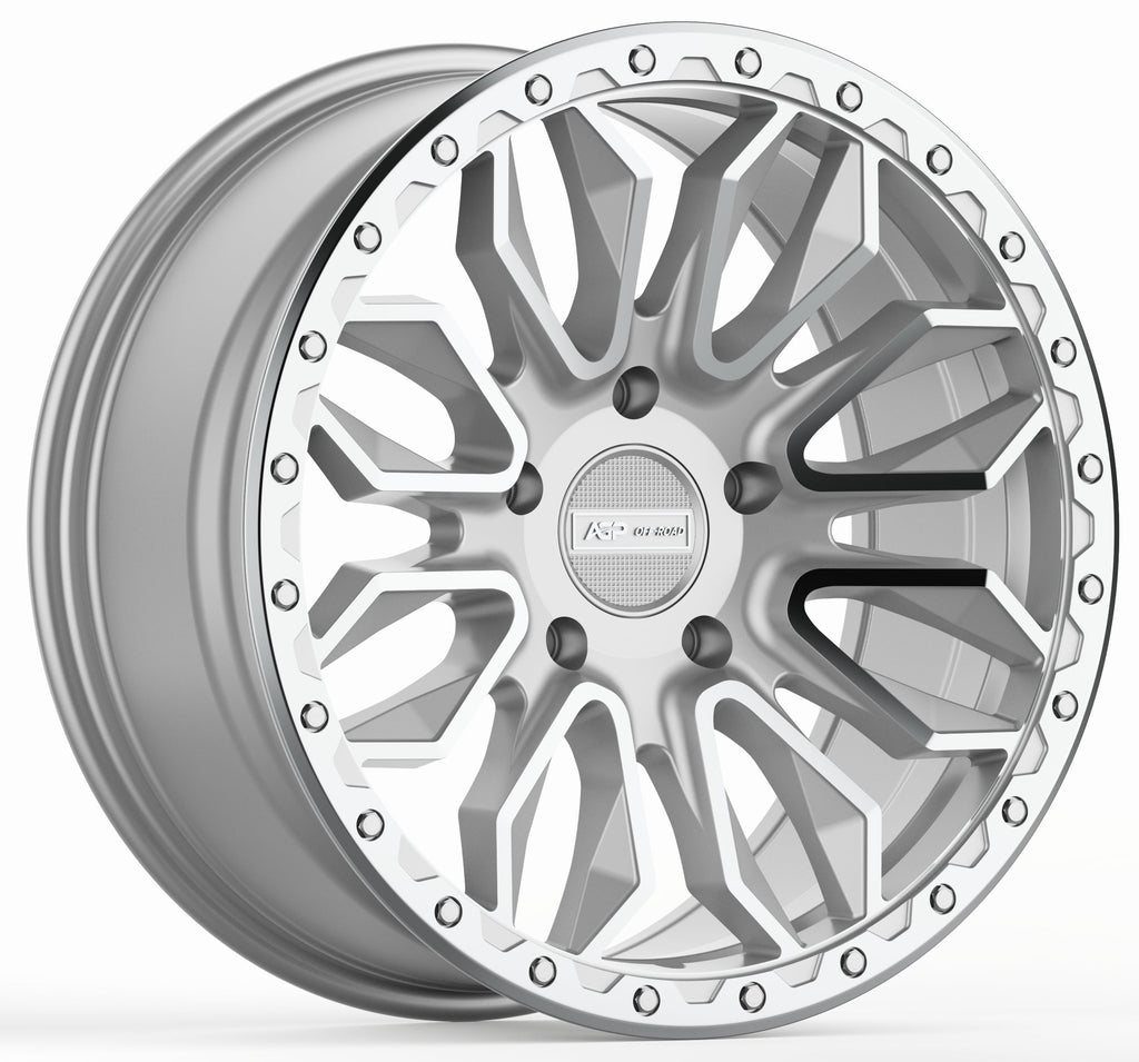 20" AGP 304 Apex HD Silver Machined 5x150
