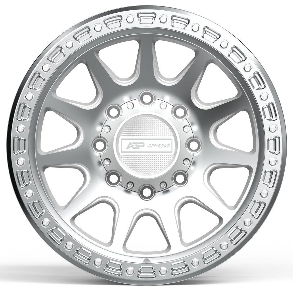 18" AGP 310 Trail XT 8x170 Silver Machined