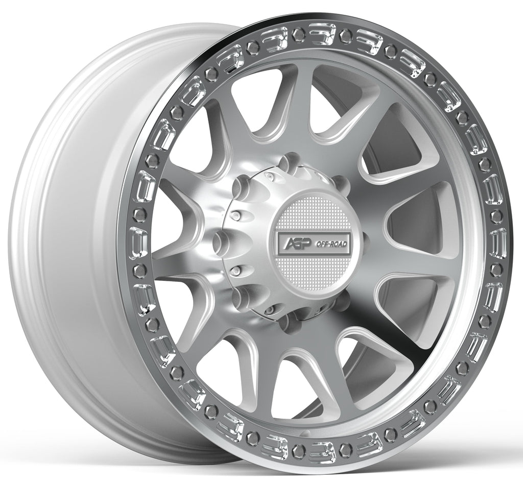 18" AGP 310 Trail XT 8x170 Silver Machined