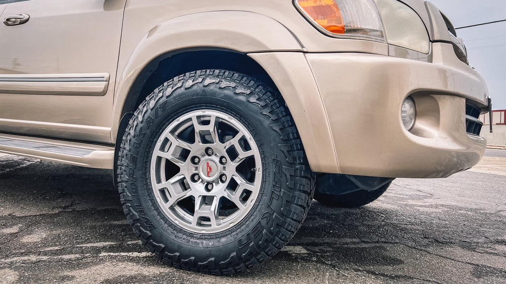 17x8 AGP PRO Hyper Black (Silver) | TRD Pro Replica | Off-Road Wheels | AGP Wheels | Alternative to Method Race Wheels, Fuel Off-Road, KMC XD Series, Black Rhino, Icon Alloys, TIS Off-Road, Moto Metal, Mayhem Wheels, Pro Comp, Raceline, Vision, American Racing, Dirty Life | Wheels like Method 305 NV, Fuel Rebel, XD820 Grenade, Black Rhino Arsenal, Icon Compression | 17x8.5, 18x9, 20x9, 22x10 | 6x139.7, 6x135, 5x127, 5x150, 8x165, 8x170, 8x180 | Toyota Wheels, Ford Wheels, Chevy Wheels, Dodge Wheels, Lexus Wheels, Dodge Ram Wheels, GMC Wheels | Tacoma, Tundra, 4Runner, GX460, GX470, F-150, Super Duty, Silverado, Sierra, RAM 1500, RAM 2500, Ranger, Yukon, Tahoe, Suburban, Durango | matte black wheels, bronze wheels, gunmetal wheels, deep concave, beadlock style, lifetime warranty
