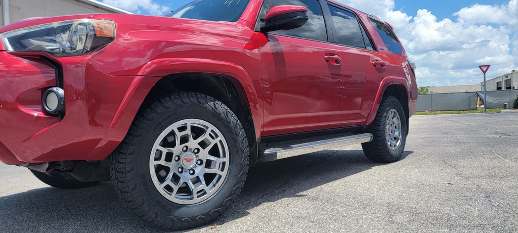 17x8 AGP PRO Hyper Black (Silver) | TRD Pro Replica | Off-Road Wheels | AGP Wheels | Alternative to Method Race Wheels, Fuel Off-Road, KMC XD Series, Black Rhino, Icon Alloys, TIS Off-Road, Moto Metal, Mayhem Wheels, Pro Comp, Raceline, Vision, American Racing, Dirty Life | Wheels like Method 305 NV, Fuel Rebel, XD820 Grenade, Black Rhino Arsenal, Icon Compression | 17x8.5, 18x9, 20x9, 22x10 | 6x139.7, 6x135, 5x127, 5x150, 8x165, 8x170, 8x180 | Toyota Wheels, Ford Wheels, Chevy Wheels, Dodge Wheels, Lexus Wheels, Dodge Ram Wheels, GMC Wheels | Tacoma, Tundra, 4Runner, GX460, GX470, F-150, Super Duty, Silverado, Sierra, RAM 1500, RAM 2500, Ranger, Yukon, Tahoe, Suburban, Durango | matte black wheels, bronze wheels, gunmetal wheels, deep concave, beadlock style, lifetime warranty