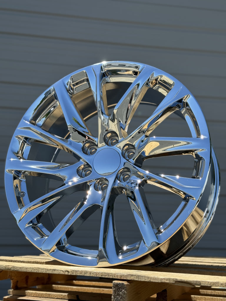 22x9 SSX Style Chrome 6x139.7 | TRD Pro Replica | Off-Road Wheels | AGP Wheels | Alternative to Method Race Wheels, Fuel Off-Road, KMC XD Series, Black Rhino, Icon Alloys, TIS Off-Road, Moto Metal, Mayhem Wheels, Pro Comp, Raceline, Vision, American Racing, Dirty Life | Wheels like Method 305 NV, Fuel Rebel, XD820 Grenade, Black Rhino Arsenal, Icon Compression | 17x8.5, 18x9, 20x9, 22x10 | 6x139.7, 6x135, 5x127, 5x150, 8x165, 8x170, 8x180 | Toyota Wheels, Ford Wheels, Chevy Wheels, Dodge Wheels, Lexus Wheels, Dodge Ram Wheels, GMC Wheels | Tacoma, Tundra, 4Runner, GX460, GX470, F-150, Super Duty, Silverado, Sierra, RAM 1500, RAM 2500, Ranger, Yukon, Tahoe, Suburban, Durango | matte black wheels, bronze wheels, gunmetal wheels, deep concave, beadlock style, lifetime warranty