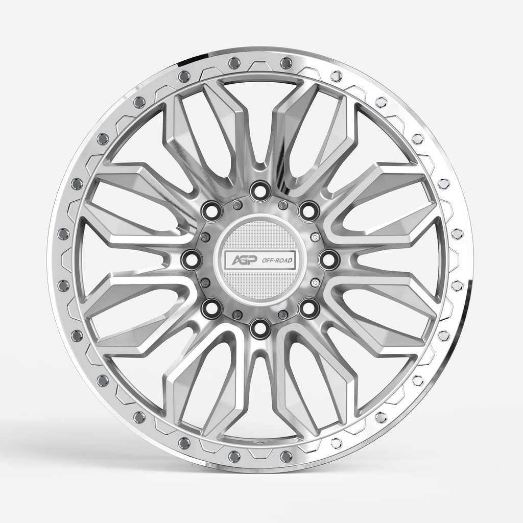 20" AGP 304 Apex HD 8x170 Silver Machined