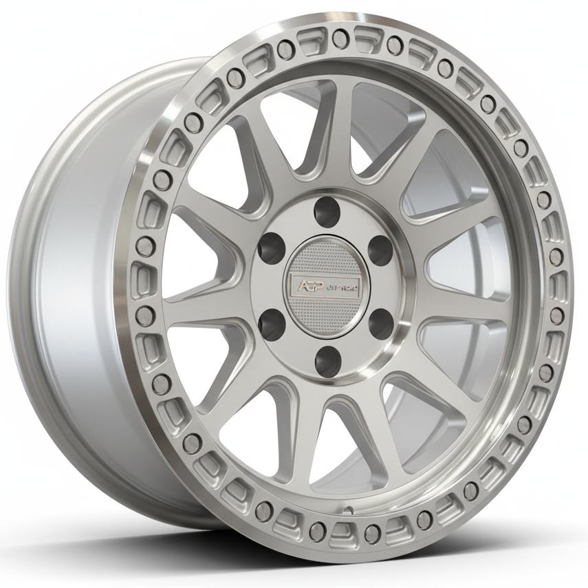 17" 310 Trail XT 6x139.7 6x5.5 Silver Machined
