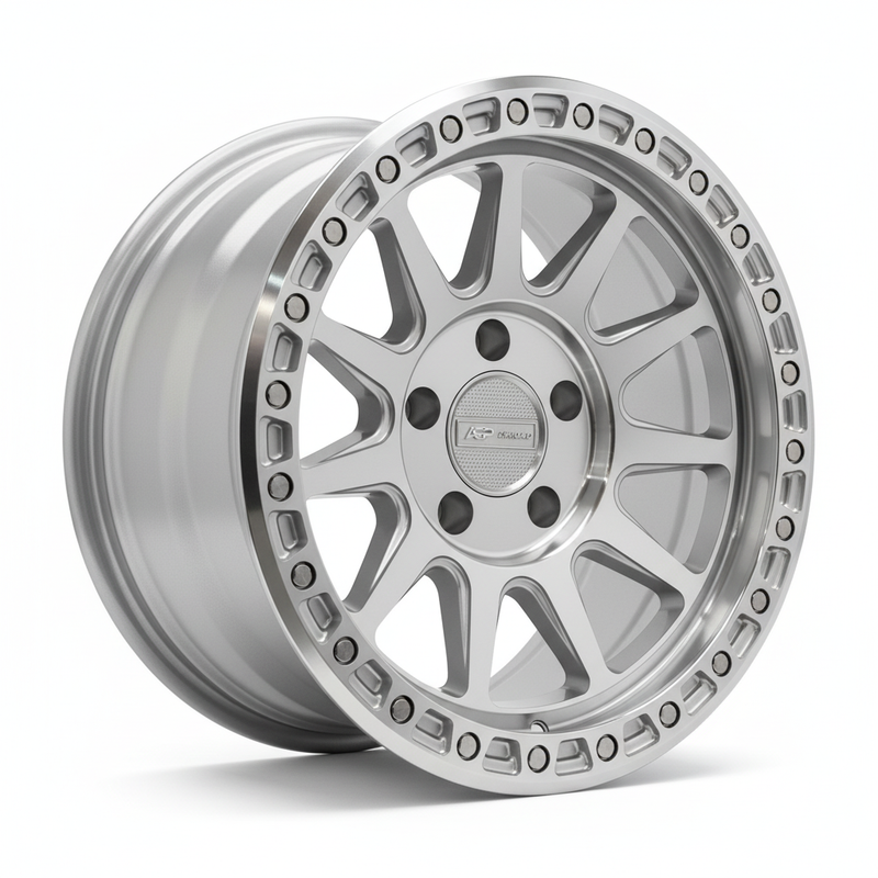 17" AGP 310 5x127 5x5 Silver Machined