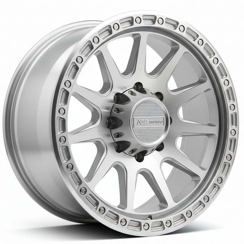 20" AGP 310 Trail XT 8x180 Silver Machined