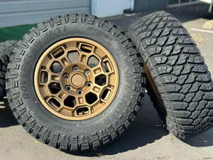 Set of 4 17" 303 6x139.7 Wheels with Atlander M/T Tires fits Toyota Tacoma Tundra Lexus GX