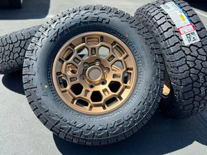 Set of 4 17" 303 6x139.7 Wheels with Falken Tires fits Toyota Tacoma Tundra Lexus GX