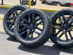 Load image into Gallery viewer, Set of 4 22&quot; Wheels with 285/45R22 Tires fits Chevy GMC Cadillac
