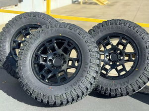 Set of 4 17" 302 6x139.7 Wheels with Atlander M/T Tires fits Toyota Tacoma Tundra Lexus GX