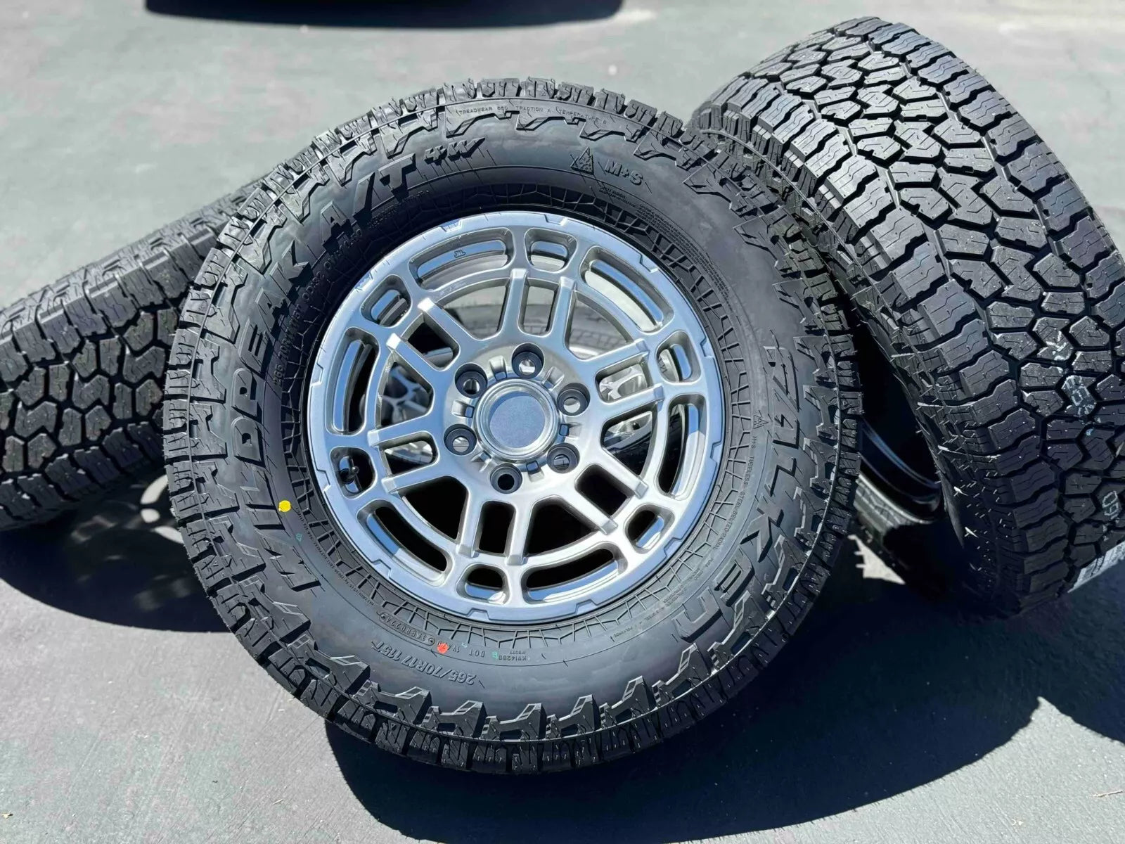 Set of 4 17" 305 6x139.7 Wheels with Falken Tires fits Toyota Tacoma Tundra Lexus GX