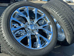 Load image into Gallery viewer, Set of 4 22&quot; Chrome Wheels with 285/45R22 Goodyear Tires fits Ford F-150 Expedition
