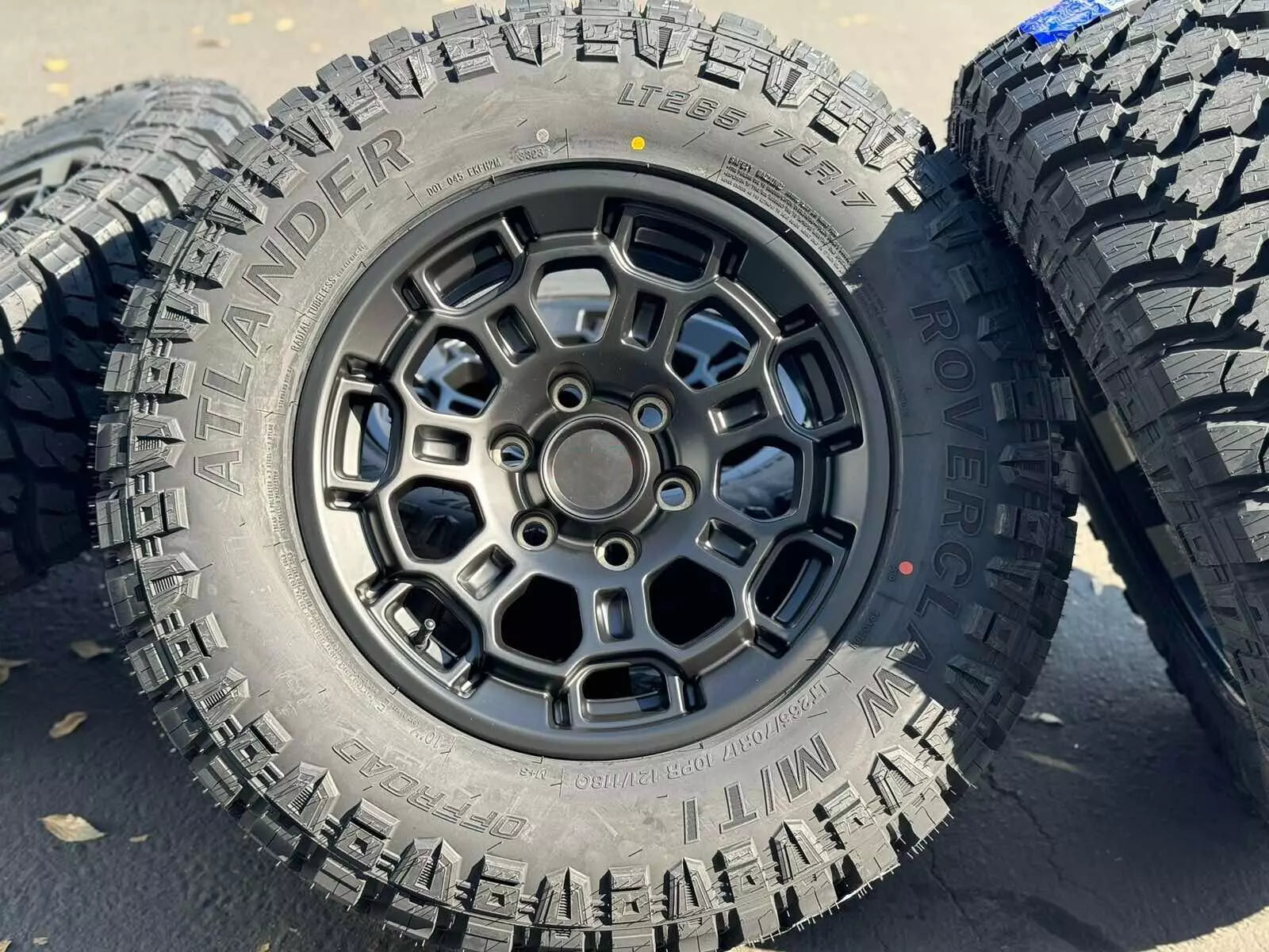 Set of 4 17" 303 6x139.7 Wheels with Atlander M/T Tires fits Toyota Tacoma Tundra Lexus GX