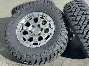 Set of 4 17" 303 6x139.7 Wheels with Atlander M/T Tires fits Toyota Tacoma Tundra Lexus GX