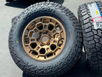 Load image into Gallery viewer, Set of 4 17&quot; 303 6x139.7 Wheels with Falken Tires fits Toyota Tacoma Tundra Lexus GX
