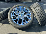 Load image into Gallery viewer, Set of 4 22&quot; Chrome Wheels with 285/45R22 Goodyear Tires fits Ford F-150 Expedition
