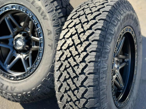 Set of 4 17" 307 6x139.7 Wheels with 265/70r17 Atlander A/T Tires fits Toyota Tacoma Tundra Lexus GX