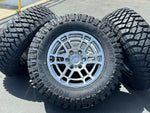 Load image into Gallery viewer, Set of 4 17&quot; 305 6x139.7 Wheels with Atlander M/T Tires fits Toyota Tacoma Tundra Lexus GX
