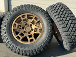 Load image into Gallery viewer, Set of 4 17&quot; 302 6x139.7 Wheels with Atlander M/T Tires fits Toyota Tacoma Tundra Lexus GX
