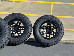 Set of 4 17" 302 6x139.7 Wheels with Atlander M/T Tires fits Toyota Tacoma Tundra Lexus GX