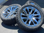 Load image into Gallery viewer, Set of 4 22&quot; Wheels with 285/45R22 Tires fits Chevy GMC Cadillac
