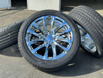 Load image into Gallery viewer, Set of 4 22&quot; Wheels with 285/45r22 Goodride Tires fits Chevy GMC Cadillac
