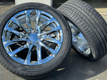 Load image into Gallery viewer, Set of 4 22&quot; Wheels with 285/45r22 Goodride Tires fits Chevy GMC Cadillac
