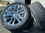 Load image into Gallery viewer, Set of 4 22&quot; Wheels with 285/45r22 Goodride Tires fits Chevy GMC Cadillac
