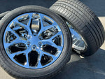 Load image into Gallery viewer, Set of 4 22&quot; Wheels with 285/45r22 Goodride Tires fits Chevy GMC Cadillac
