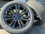 Load image into Gallery viewer, Set of 4 22&quot; Wheels with 285/45r22 Goodride Tires fits Chevy GMC Cadillac
